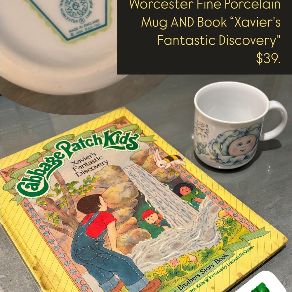 Cabbage Patch Kids Book and Mug